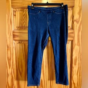 Hue Women’s Jeggings - Size Medium, Blue, Pre-Owned
